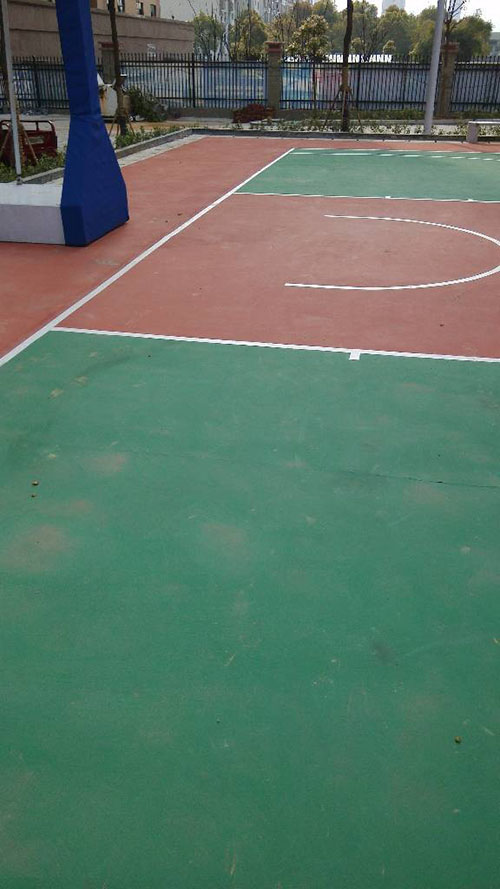 岳陽市技術監督局丙烯酸籃球場